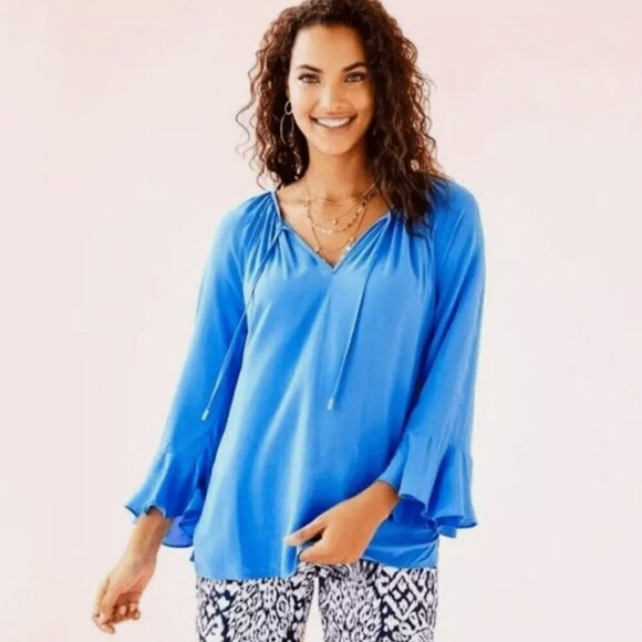 Lilly Pulitzer Tops - Lily Pulitzer Blue Women's Top